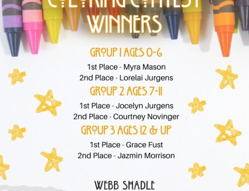 COLORING CONTEST WINNERS
