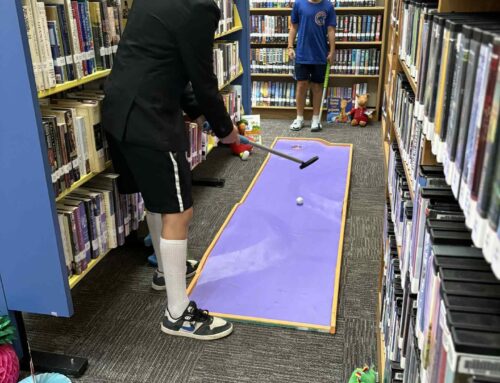 MINI GOLF AT THE LIBRARY
