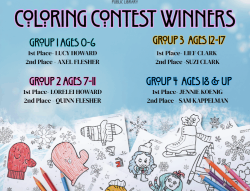 WINTER COLORING CONTEST WINNERS