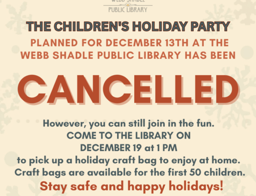 CHILDREN’S HOLIDAY PARTY CANCELLED