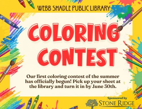 It’s coloring‑contest season at Webb Shadle!