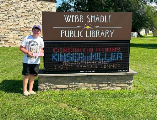 ADVENTURELAND SUMMER READING DRAWING WINNER – KINSER MILLER