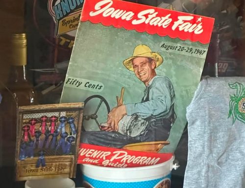 Iowa State Fair and Knoxville Raceway Curio Display