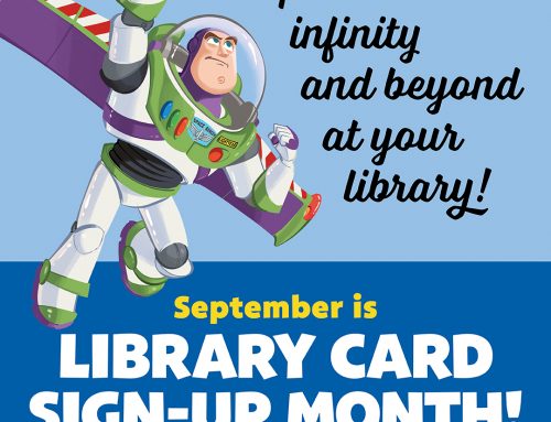 To infinity… and your library card!
